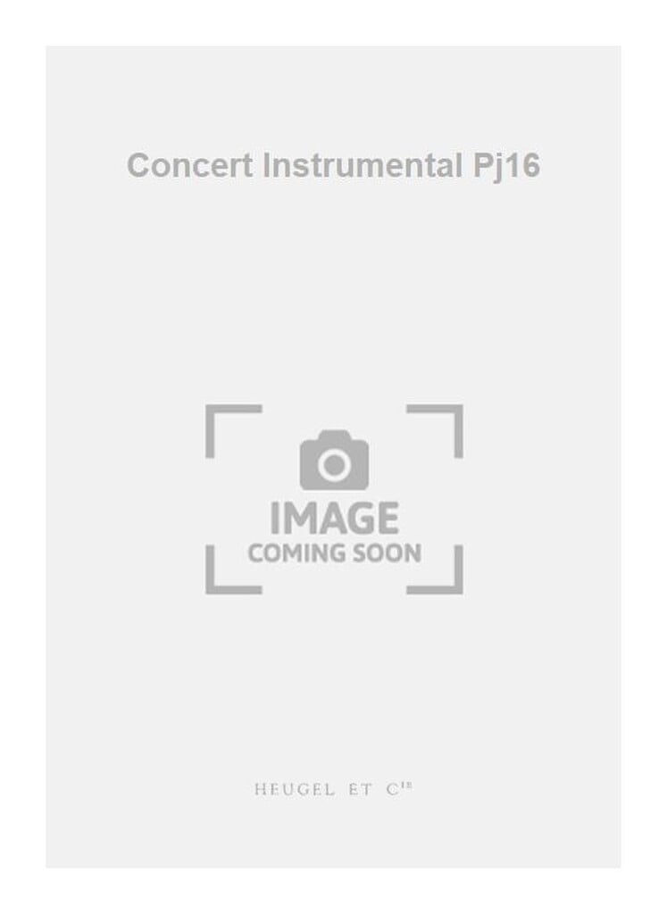 Concert Instrumental Pj16
